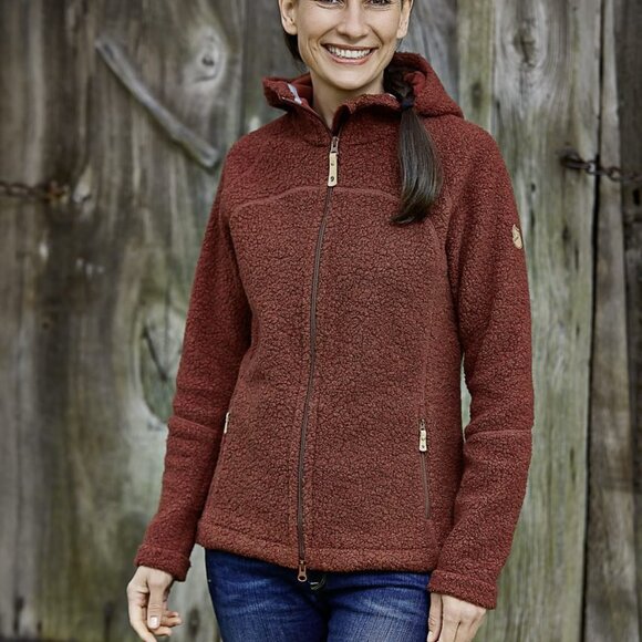 Fjallraven KAITUM Wool Blend  Jacket, Autumn Leaf - Picture 6 of 13